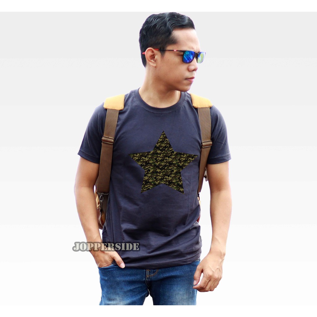 JOPPERSIDE TSHIRT KAOS DISTRO BINTANG ARMY LORENG TACTICAL PRIA ORIGINAL PREMIUM TS63