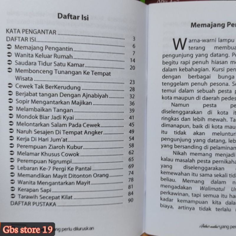 Adat Adat Yang Perlu Diluruskan