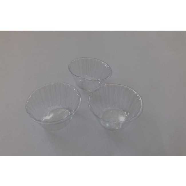 Cup/ Mika Plastik Jelly Bulat Kecil/ Tray Sambal Bulat Kecil MMP
