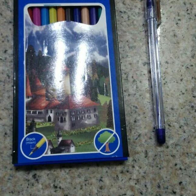 

☽ Pensil Warna 12 warna Joyko / Joy Art ( besar ) ㊪mh366♥