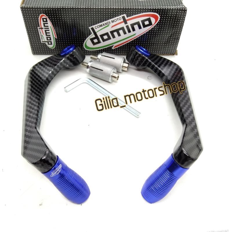 Proguard Handguard Carbon Kilap Domino ORI Jalu Warna CNC model AGV bisa untuk semua motor