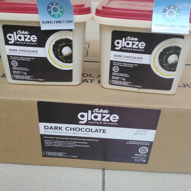 

Murah Colatta Glaze Dark Chocolate 1Kg/Toping Donat Coklat