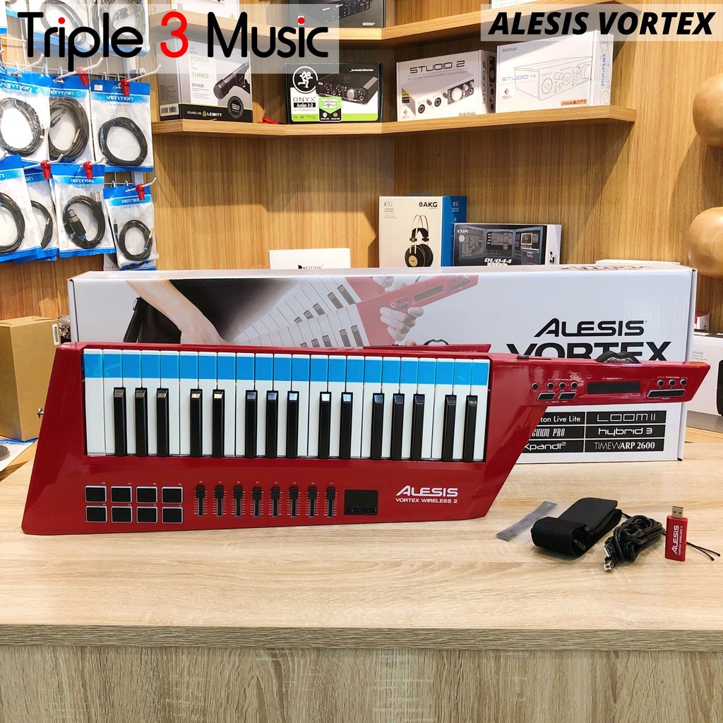 Alesis Vortex Wireless 2 Red Midi controller wireless Keytar