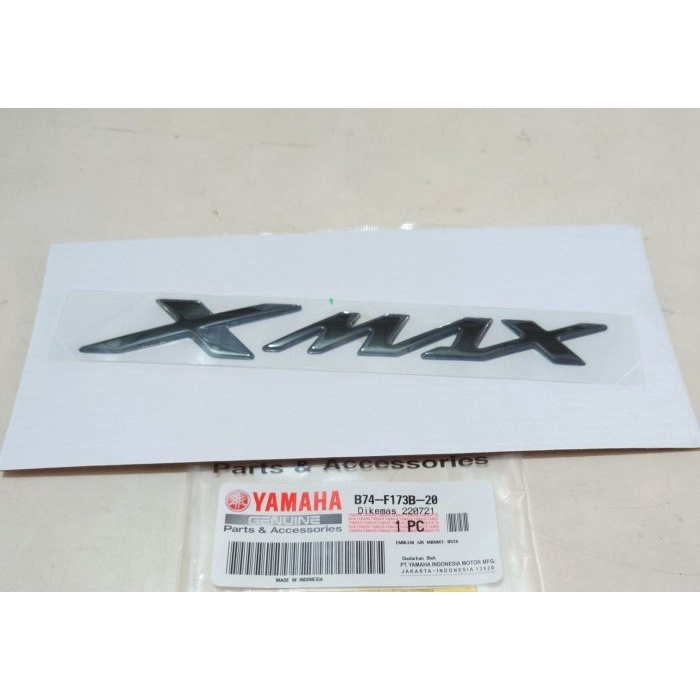 EMBLEM LOGO YAMAHA XMAX X-MAX HITAM