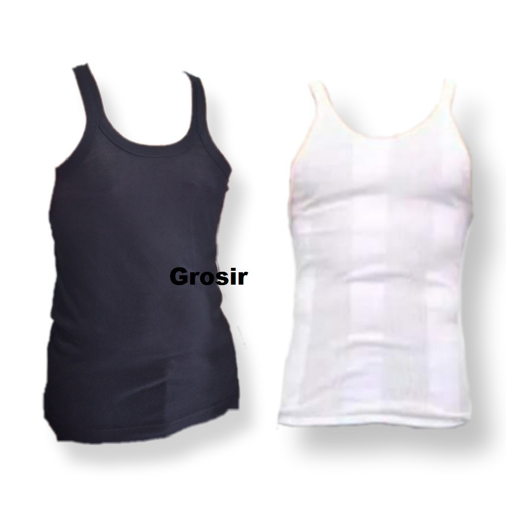 KAOS DALAM PRIA HITAM / KAOS SINGLET PRIA HITAM / BAJU DALAM SINGLET HITAM