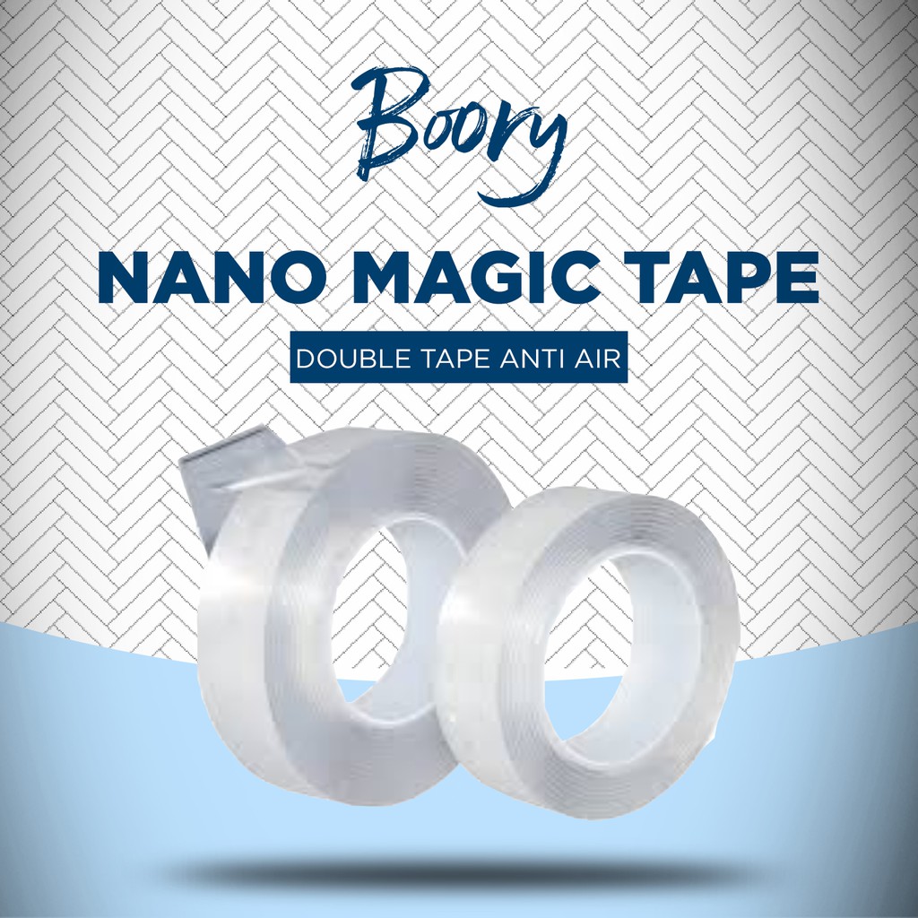 

Nano Magic Tape Transparant Anti Air - Double Tape Super Kuat
