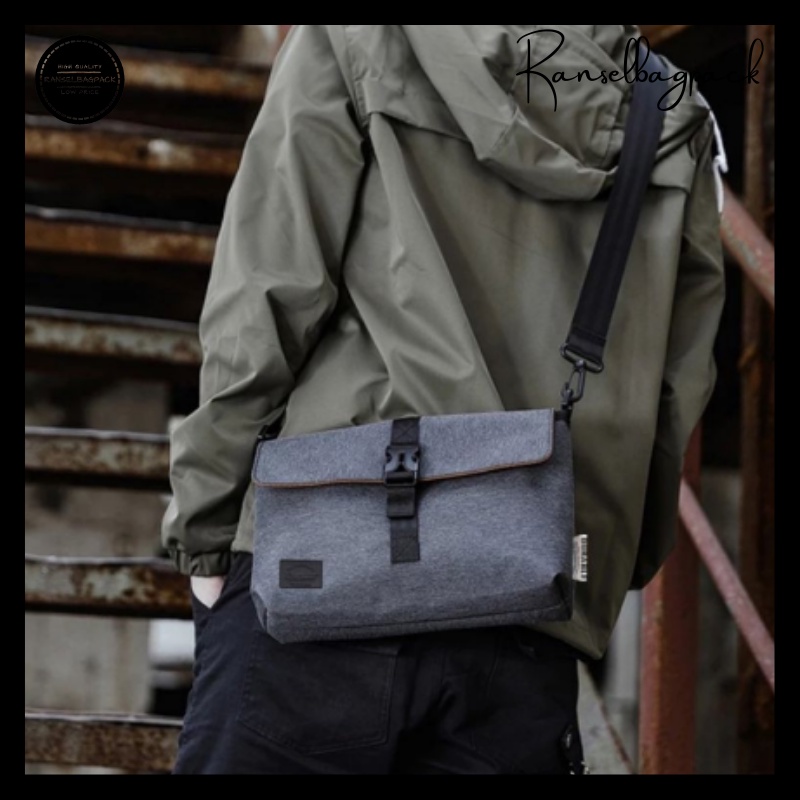 Tas Selempang Sling Bag Kekinian Termurah Korean Fashion Multifungsi Stylish Import Lokal Original Favorit Murah Waterproof Simple Elegan Casual Unisex Pria Cowok