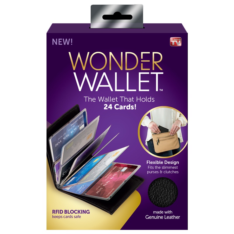 Dompet Kartu Kredit ATM Membership Dll - Wonder Wallet 24 Kartu - Dompet Kartu Universal muat banyak