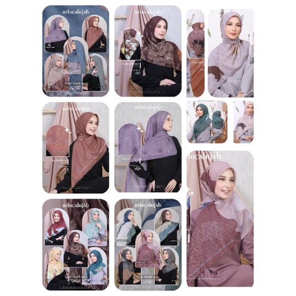 HJAB SEGIEMPAT MOTIF 001 • 015 • ETHICA HIJAB