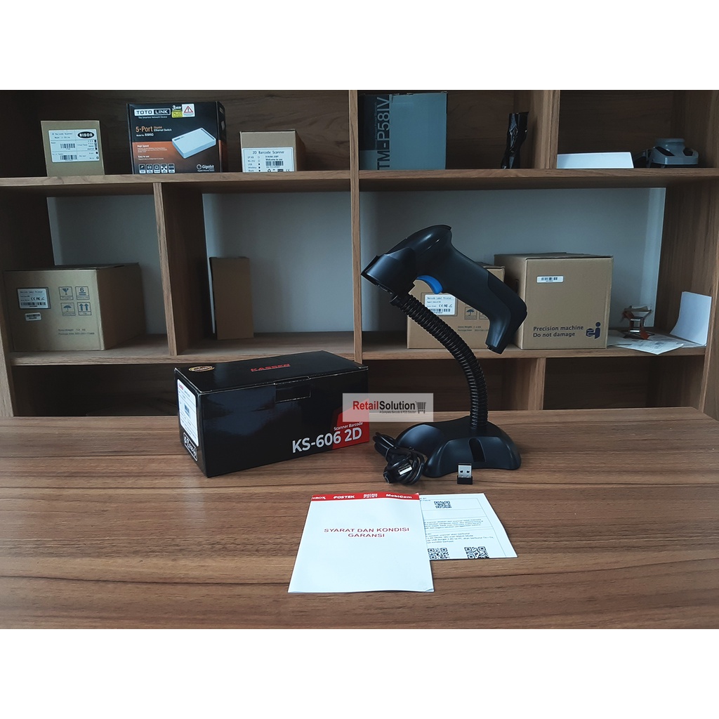 Barcode Scanner 2D Wireless Bluetooth - Kassen KS606 / KS-606