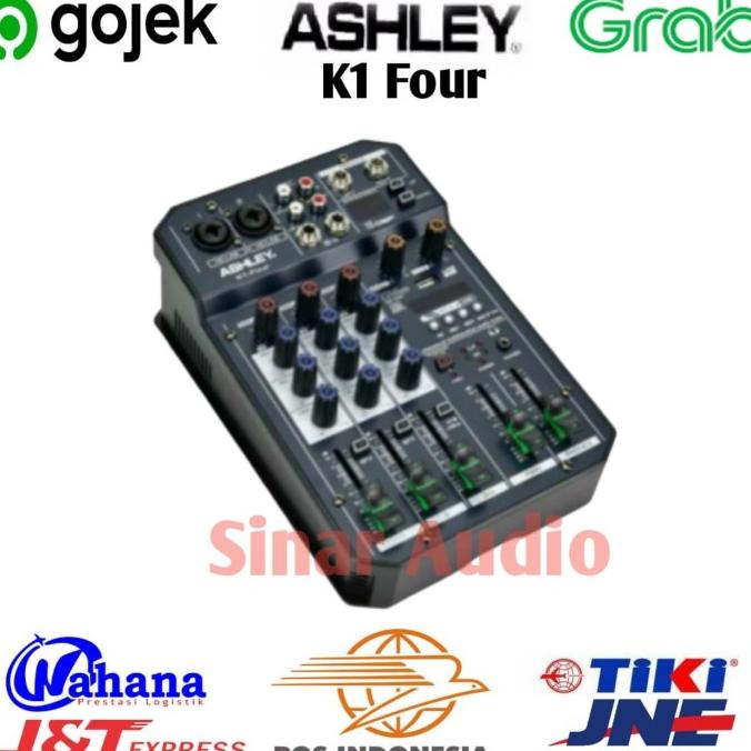 Mixer Audio Ashley K1 Four Original Bluetooth - USB 4 Channel