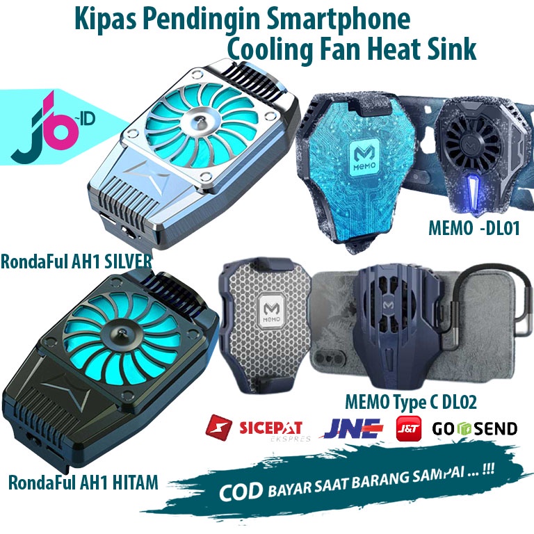 Kipas Pendingin Hp Gaming Cooling Fan Pad Smartphone Radiator Heat Sink Shopee Indonesia
