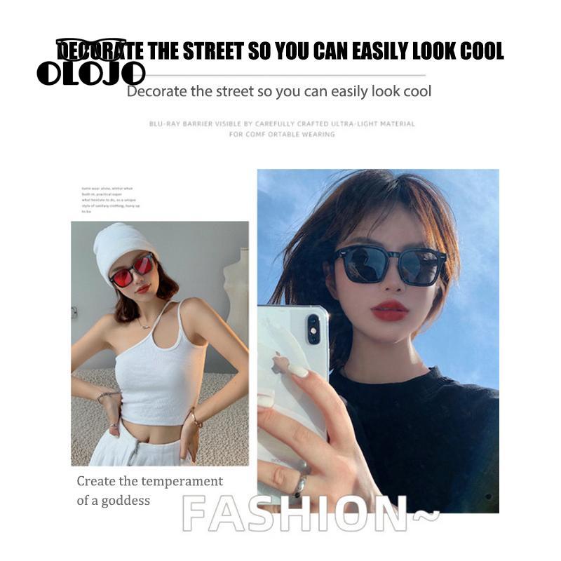 【COD】Kacamata Candy Color Sunglasses Fashion Korea Kacamata Hitam wanita gaya trendy korean fashion