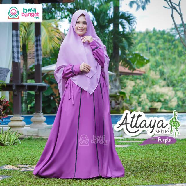 BBH bayi banget hijab gamis syari toyobo fodu nyaman menyerap keringat attaya series