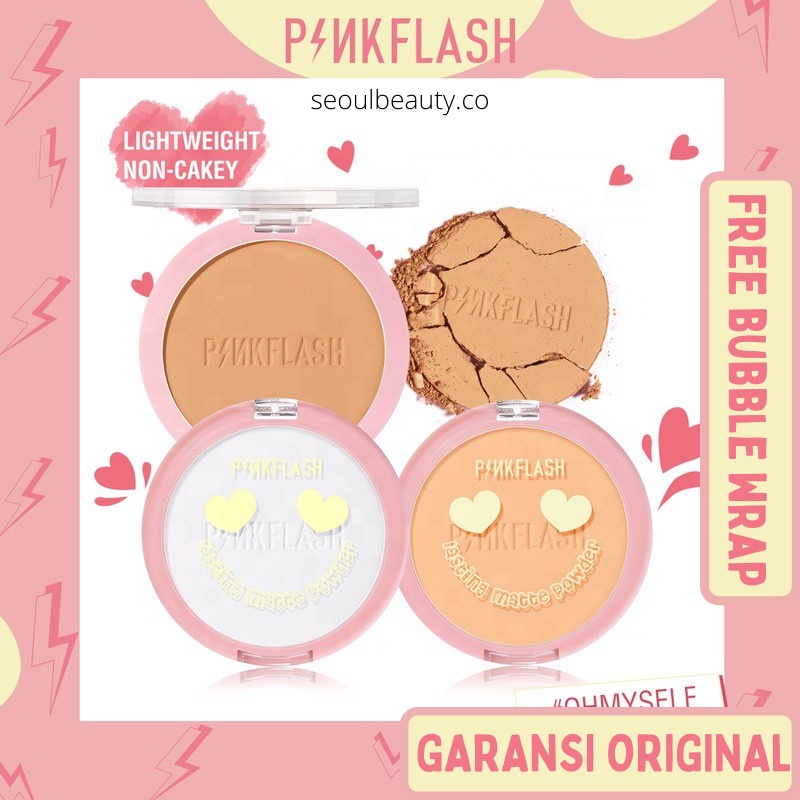 PINKFLASH Face Pressed Powder Bedak Padat OhMySelf