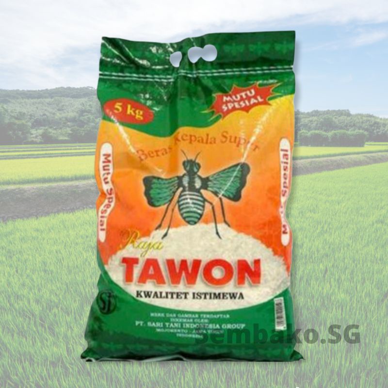 

Beras Premium Cap Tawon 5 Kg