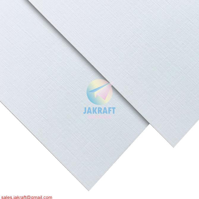 Kertas HVS LINEN Jepang A4 220 Gram Gsm Putih Doff Doft Tebal Cetak