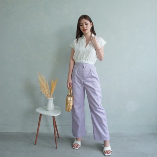 DOYEON PANTS IN PURPLE