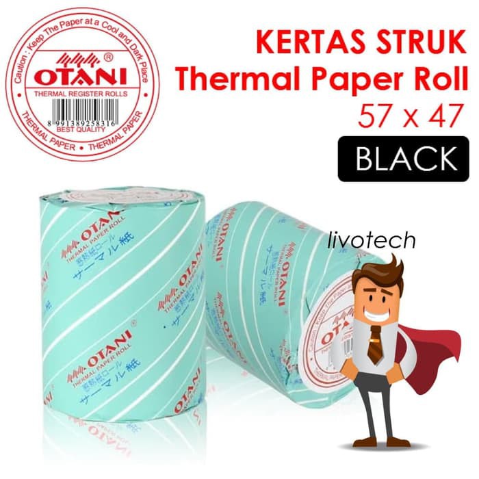 

Kertas Thermal 57 x 47 OTANI Struk Kasir Paper Cashier Nota EDC 58 48