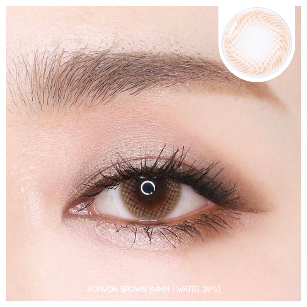 MIKHAYLOVESHOP Softlens Vonvon Brown | EOS