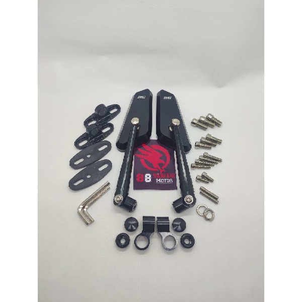 Spion Circuit Model Rizoma Full CNC Universal Lengkap Baut Dan Fairing - Spion Circuit Full CNC Universal Semua Motor Bisa Pakai