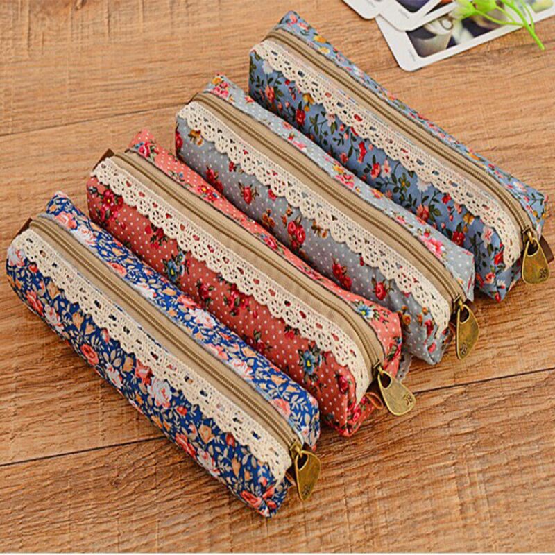

Pensil Case Tempat Pensil Kain Unik Aesthetic