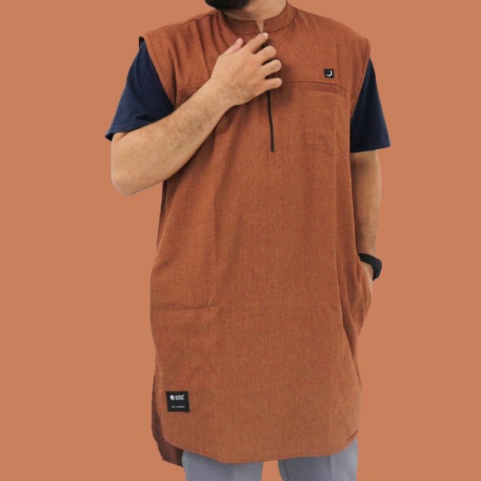 Sholat-Rompi- Rosal Madani / Rompi Shalat / Rompi Sholat / Baju Koko / Koko - Kunyit, Xxxl -Rompi-