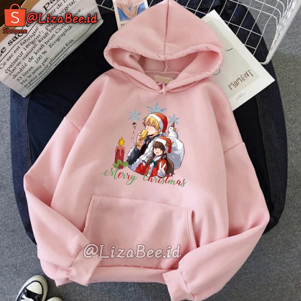 Hoodie Natal Marry Christmas Anime Kimetsu No Yaiba Demon Slayer Nezuko Tanjirou Zenitsu Sweater Natal Wanita Marry Christmas Import Longgar Jumbo Baju Natal Wanita Xmas Christmas Terbaru Motif Kartun Tema Natal Hoodie Anime Oversize Korean Style Jumbo