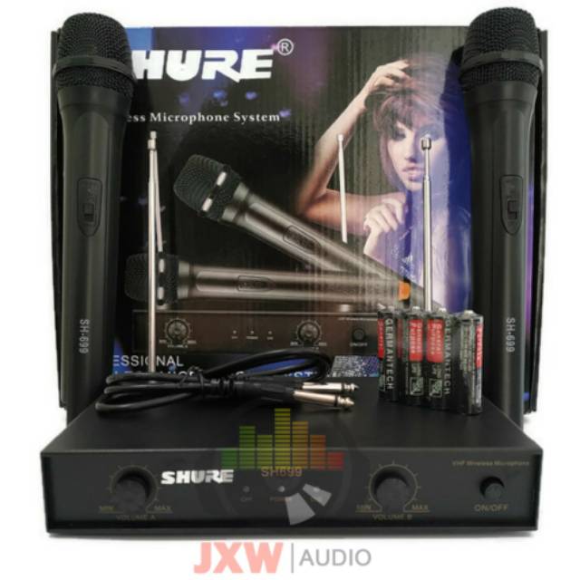 MIC WIRELESS SHURE SH 699 SN 699 / MICROPHONE WIRELESS SHURE SH-699 SN-699 / MIC SHURE SH699 SN699