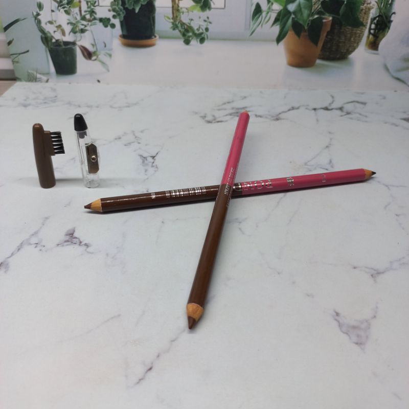 PENSIL ALIS PONDS 2 IN 1 | COKELAT DAN HITAM
