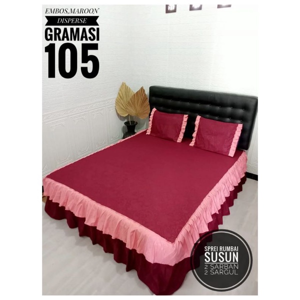 Sprei Rumbai Susun Polos / Sprei Rumbai Susun karakter