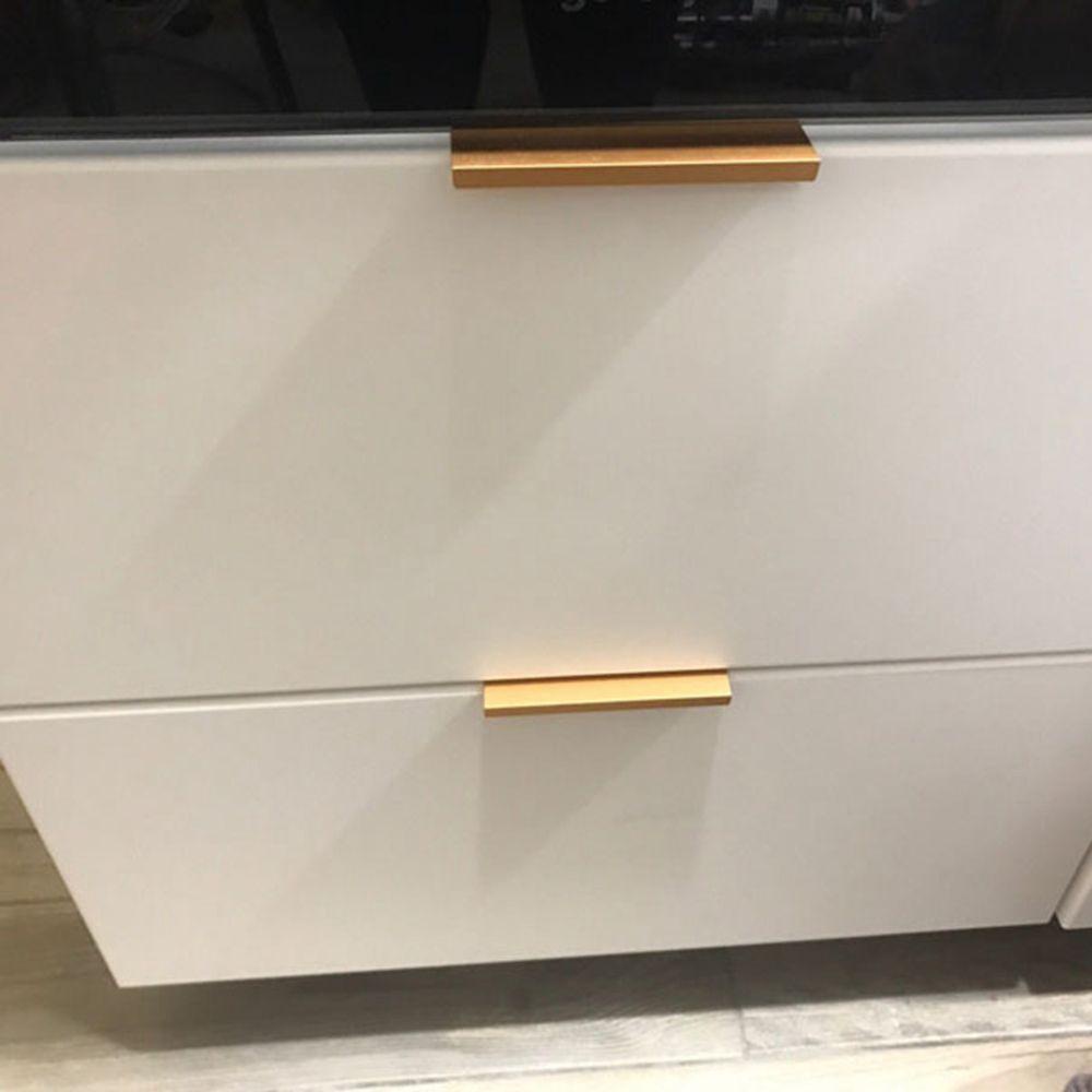 [Elegan] Furniture Handle Black Silver Orange Gold Tarikan Laci Pintu Lemari Dapur Gagang Lemari Knob Laci