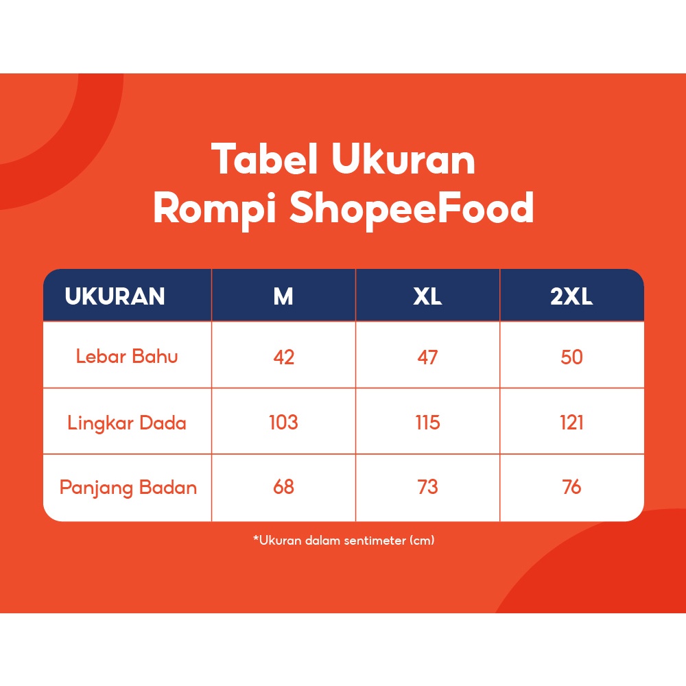 Rompi ShopeeFood