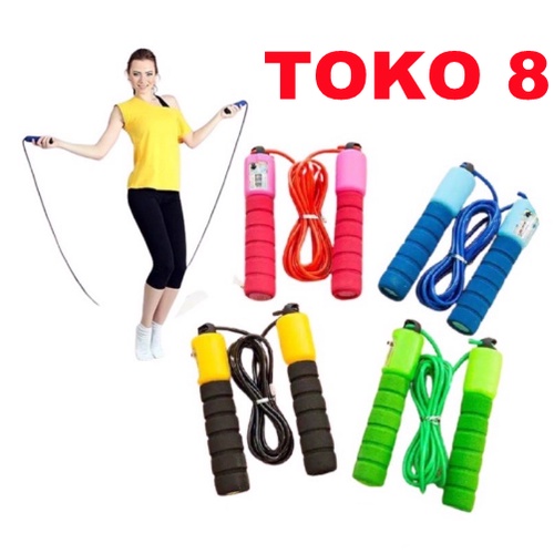 TOKO8 ES632 SKIPPING JUMP ROPE LONCAT TALI DENGAN COUNTER