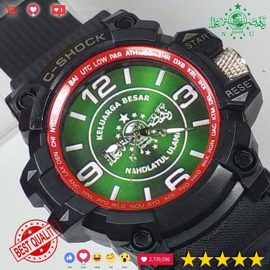 (SPECIAL EDITION) JAM TANGAN NAHDLATUL ULAMA {LIST MERAH}