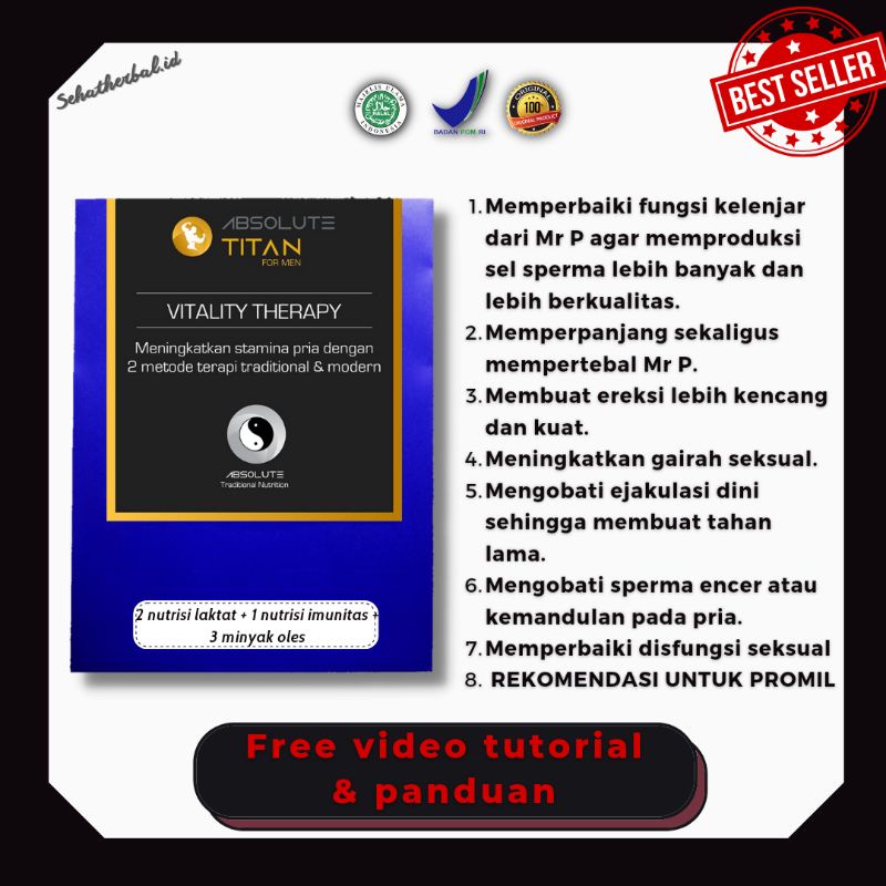 Obat Kuat Pria Sex Oles Tahan Lama Pembesar Kelamin ABSOLUTE TITAN PREMIUM