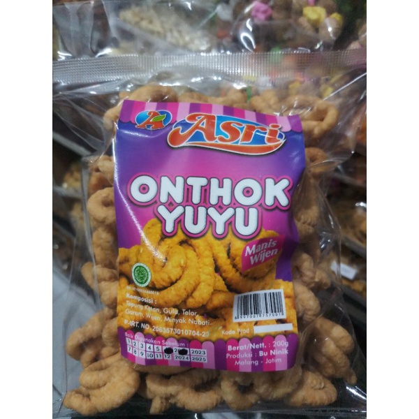 

ONTHOK YUYU MANIS / ASIN KEMASAN 200 GRAM