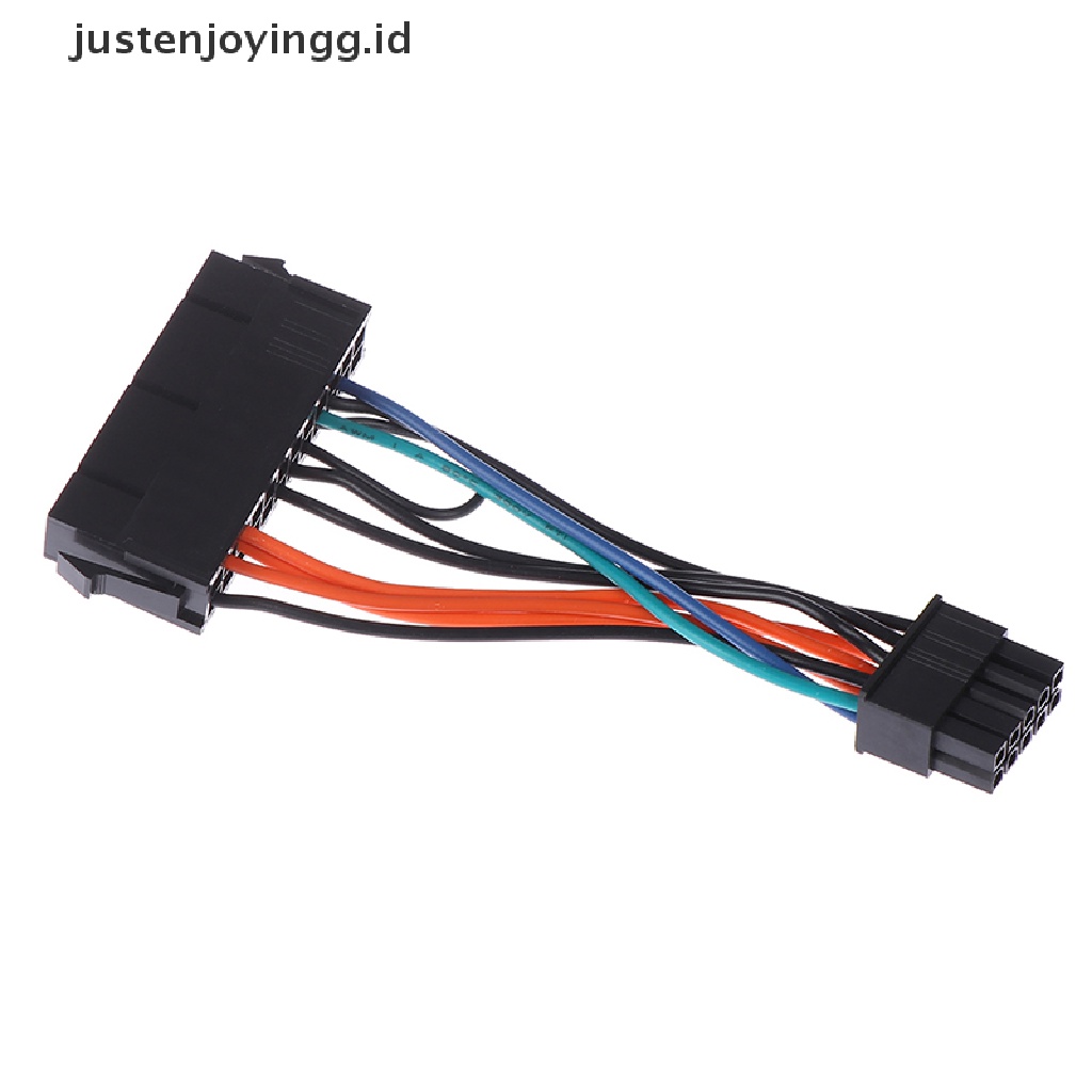 // justenjoyingg.id // 24Pin Female to 10Pin Male Adapter Power Supply Cable Cord for 10PIN Motherboard ~