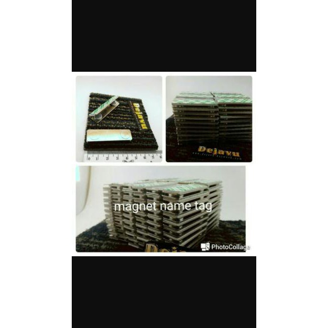 

PROMO Magnet papan nama atau papan nama dada atau name tag paling murah meriah akhr tahun 40%sale