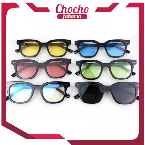 PL-WW003✨PROMO✨  Kacamata Hitam Wanita/Pria Sunglasses Korean Fashion Small Candy Color KM02