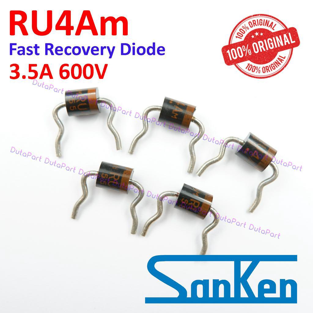 RU4Am RU4A 3.5A 600V ORIGINAL SANKEN JAPAN Fast Recovery Diode Dioda