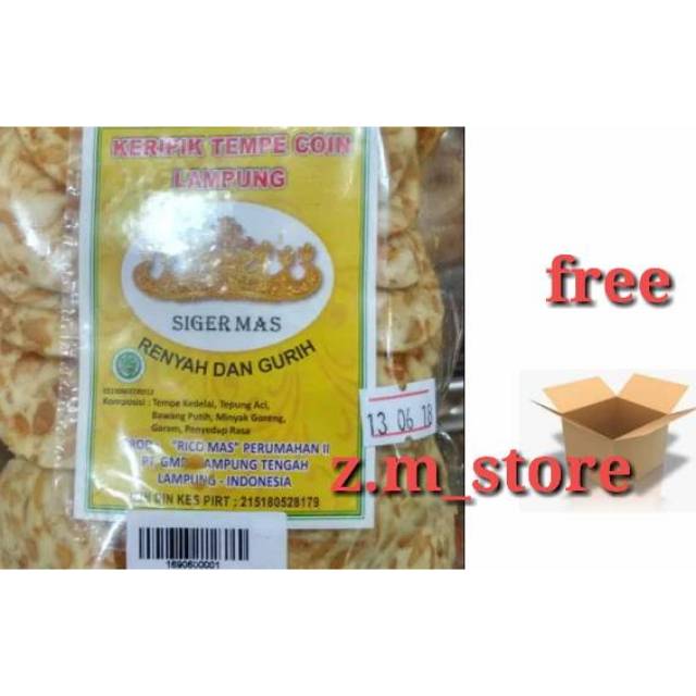 

Keripik tempe coin lampung