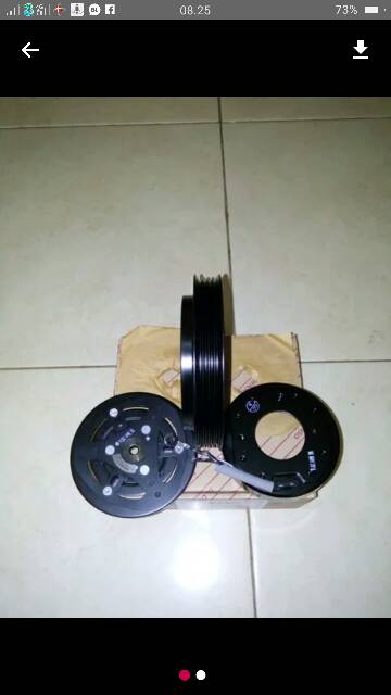 Puli pulley kompresor ac mobil apv arena dobel double magnet klet arena dobel