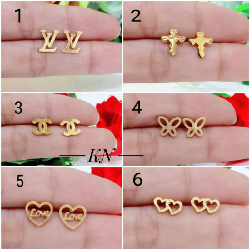 Titanium anting motif lucu LL17052201