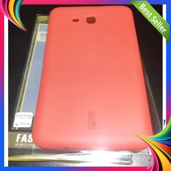 ACC HP CHERRY CASE SAMSUNG GALAXY TAB 3V T116 LITE T110 FREE ANTIGORES BENING