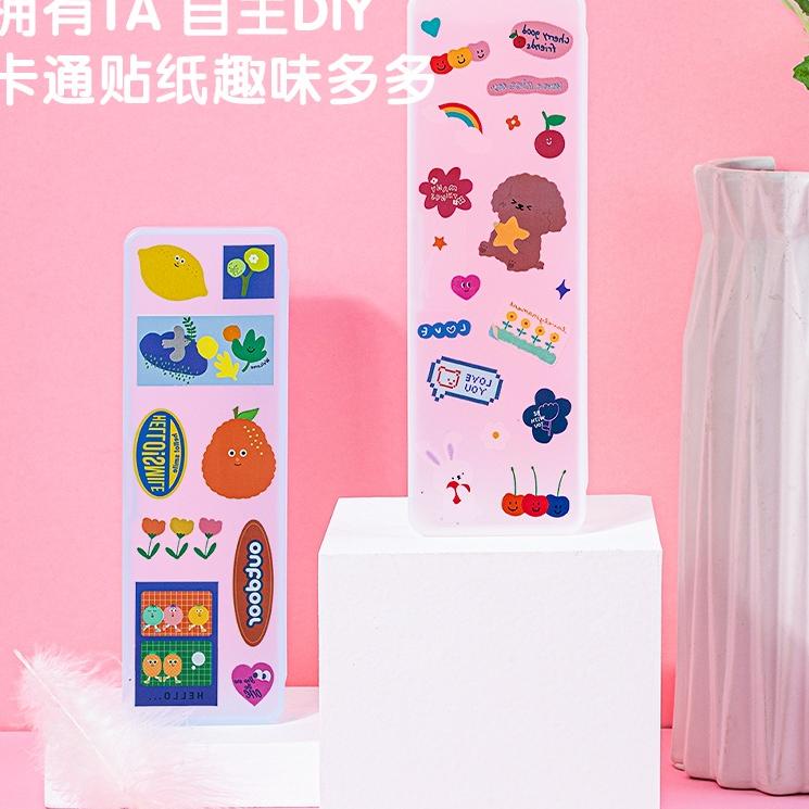 

Best Terlaris FJNBQ Deli Pencil Pouch / Kotak Pensil Transparant Lucu DIY dengan Hiasan Sticker 71005 35 Terkini