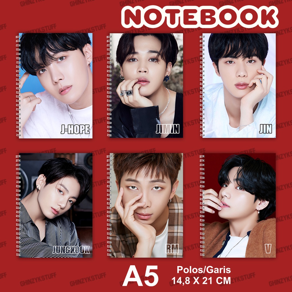 

Notebook KPOP BTS Be Ukuran A5 14,6 cm x 21 cm
