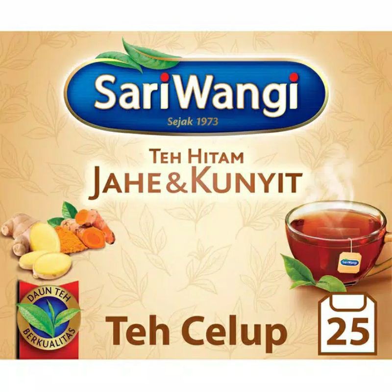 

Teh Celup Sariwangi Jahe & Kunyit isi 25