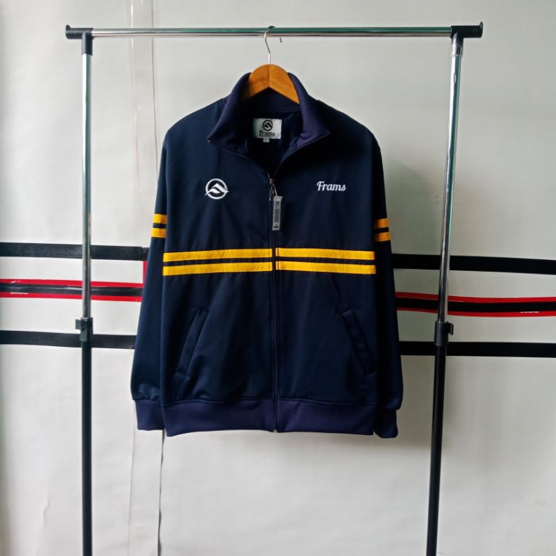 JAKET TRACKTOP FRAMS ORIGINAL NAVY