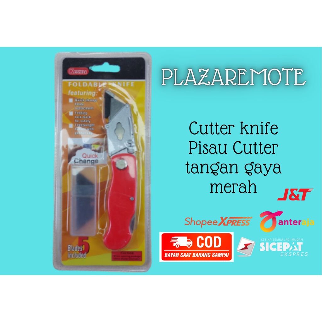 PISAU POTONG GYPSUM GRC VINYL VYNIL  FOLDING KNIFE Kertas Kardus PVC CUTTER